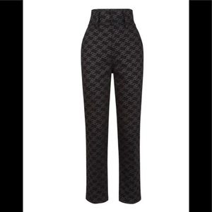 Fendi Black Monogram Pants